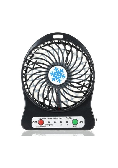 Şarjlı Mini Vantilatör Masa Üstü 3 Kademeli Usb Mini Fan