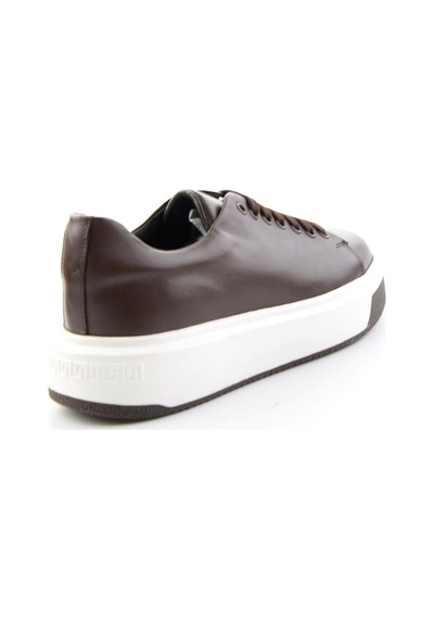 Bambi Kahve Napa Hakiki Deri Erkek Sneaker E01401021443