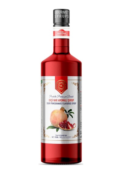 Ekşi Nar Aromalı Şurup 700ml - Pet Şişe