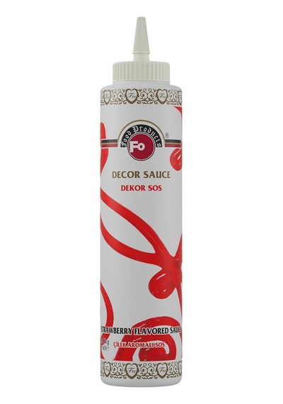 Çilek Aromalı Dekor Sos 750 Gr