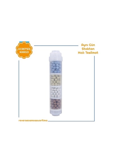 Su Arıtma Cihazı Filtresi 4Lü Mineral Filtre