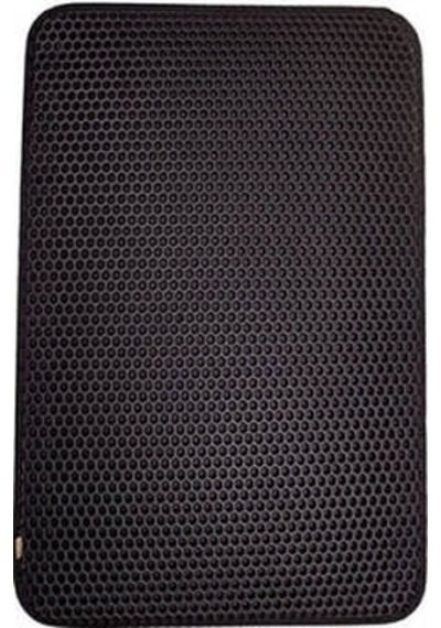 Kum Toplayıcı Fonsiyonel Kedi Tuvaleti Önü Paspası 50x75 Cm Siyah