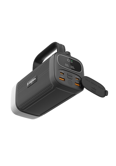 60.000 Mah Hızlı Kamp Outdoor 30w 22.5w Qc Dijital Göstergeli Led Fenerli Taşınabilir Şarj Cihazı