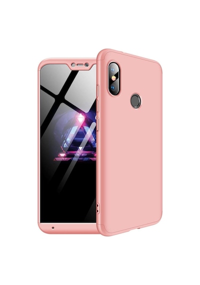 Xiaomi Mi A2 Lite Kılıf 3 Parçalı 360 Tam Korumalı Gkk Kapak
