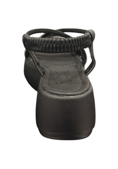 Taşçı Ayakkabı Ventes 581101z Kadın Günlük Şık Taş İşlemeli 6 Cm Kalın Taban Sandalet Siyah Taşçı Ayakkabı Ventes 581101z Kadın Günlük Şık Taş İşlemeli 6 Cm Kalın Taban Sandalet Siyah