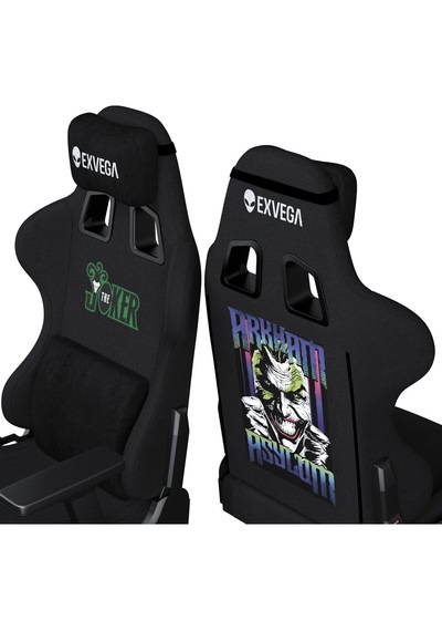 Exvega Vesta 2025 Kumaş Oyuncu Koltuğu Siyah Joker Edition