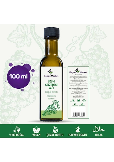 Üzüm Çekirdeği Yağı / 100 Ml