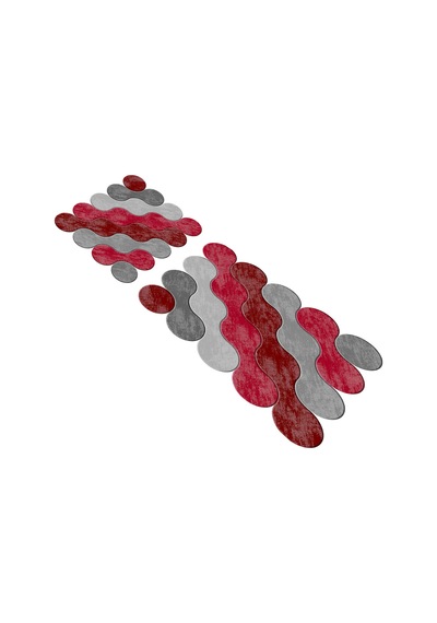 Alanur Florya Lazer Kesim 2 Li Banyo Takimi St210117gr Bordo