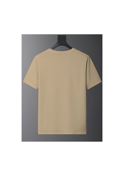 Nevermınd Sevgili Kombini Tişört 2 Li Set Ayıcık Baskılı Unisex Çift Tişört %100 Pamuk Bej Bej