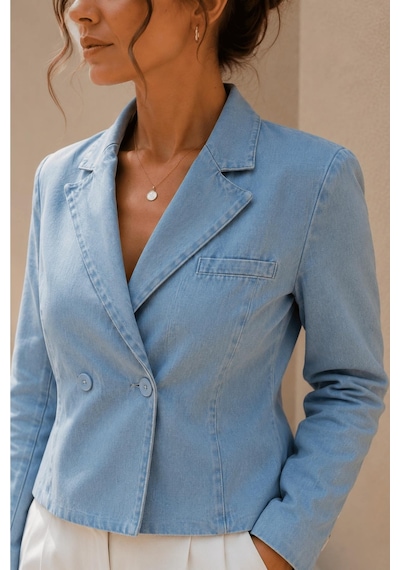 Alexandergardi Denim Blazer Ceket mavi