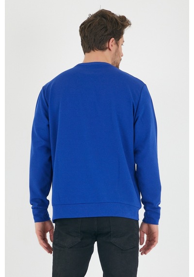 Erkek Bisiklet Yaka Regular Fit Sweatshirt Spr 20k30 001