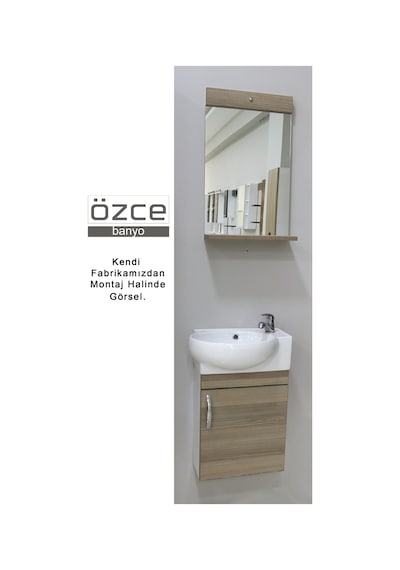 Lale Banyo Dolabı Beyaz