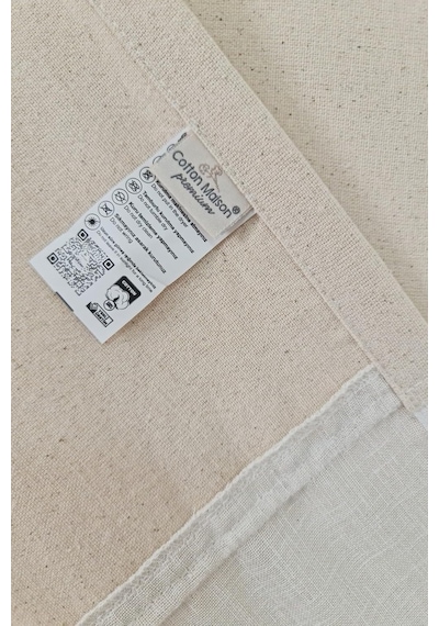 Cotton Maison Potlu Tül Perde Retro 120x200, 120 X 200, 4464, Krem Çok Renkli