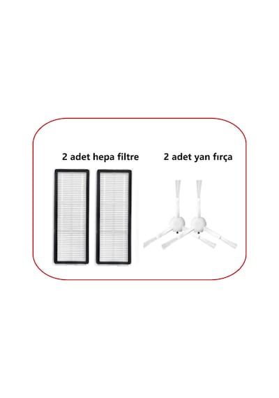 Dreame Uyumlu Uyumlue D10 Plus Gen 2 Robot Vacuum Süpürge Uyumlu Hepa Filtre Fırça