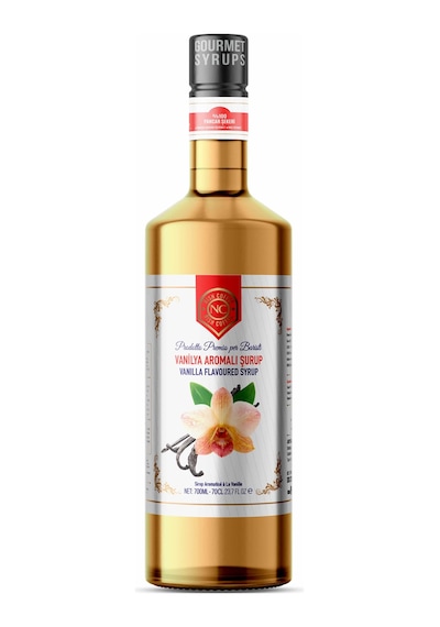 Nish Vanilya,karamel,çikolata Aromalı Şurup 3 X 700 Ml - Pet Şişe