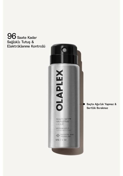 Shape Set Hairspray - Ağırlık Hissi Bırakmayan, Onarıcı Ve Şekillendirici Sabitleyici Saç Spreyi 31620791