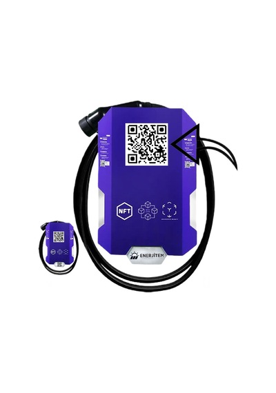 Enerjitem 7 KW Duvara Monte Tak Çalıştır  Elektrikli Araç Şarj İstasyonu