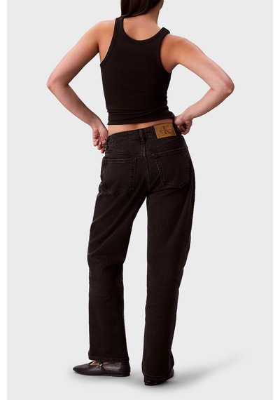 Calvin Klein Bayan Kot Pantolon Lv047b909g 846 Siyah Siyah