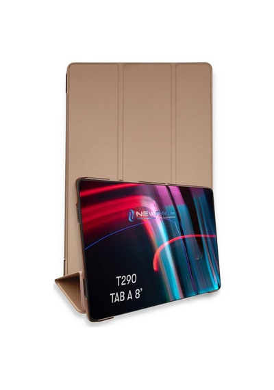 Mey İthalat Samsung Uyumlu Galaxy T290 Tab A 8 Kılıf Tablet Smart Kılıf - Rose Gold Arka Kapak