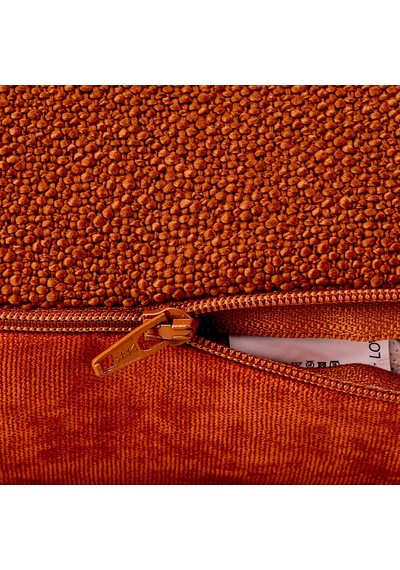 Soft Asis Kırlent - Kiremit - 43x43 Cm Renkli