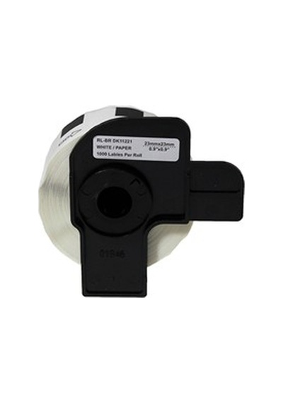 Brother Dk Serisi Kare Etiket 1000 Adet/Rulo Dk11221 23Mm Uyumlu