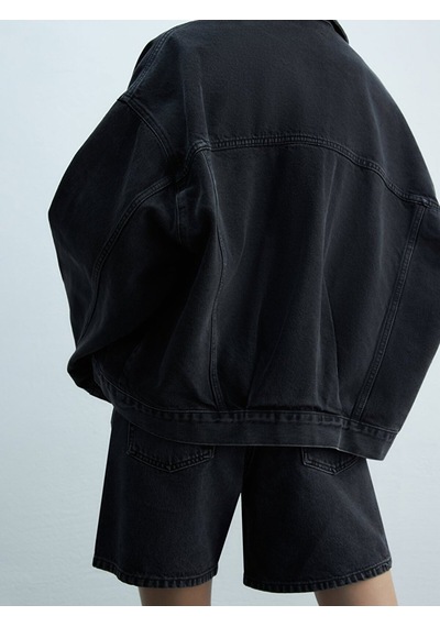 Ltb Celıa L Oversızed Jean Ceket 010096124316047 55799 Koyu Gri