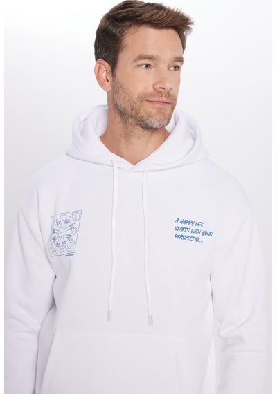 Tudors Unisex Oversize Geniş Kesim Pamuklu Yumuşak Dokulu İçi Polarlı Baskılı Beyaz Kapüşonlu Sweatshirt-32507 Beyaz Tudors Unisex Oversize Geniş Kesim Pamuklu Yumuşak Dokulu İçi Polarlı Baskılı Beyaz Kapüşonlu Sweatshirt-32507 Beyaz