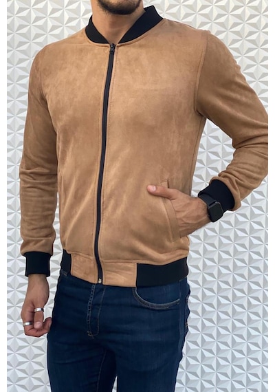 Oksit Eddy Extra Slim Fit Mevsimlik Erkek Süet Ceket