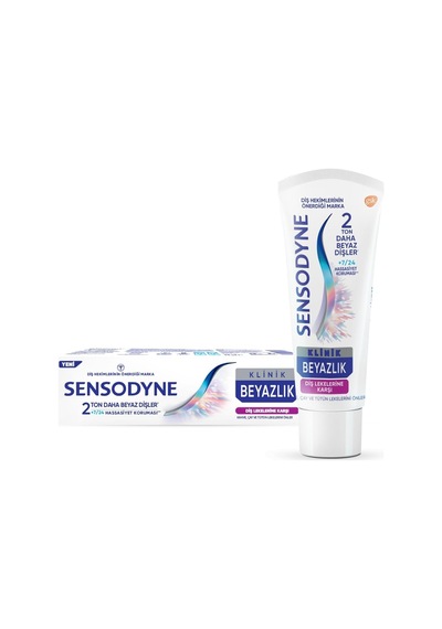 Sensodyne Klinik Beyazlık Diş Lekelerine Karşı Diş Macunu