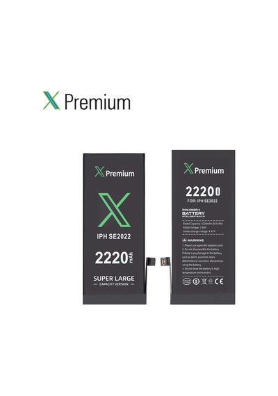 Apple Uyumlu iPhone  Se 2022 Se 3. Nesil Batarya Pil Süper Yüksek Kapasiteli Güçlendirilmiş 2220 Mah Xpremium
