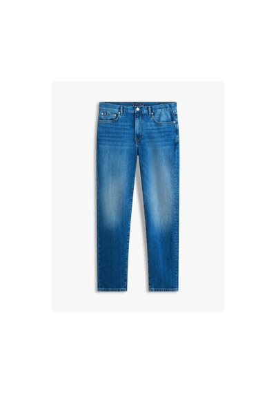 Tommy Hilfiger Slım Straıght Denton Jean Pantolon Düz Paça Cobalt Mavi-15118 Çok Renkli Tommy Hilfiger Slım Straıght Denton Jean Pantolon Düz Paça Cobalt Mavi-15118 Çok Renkli