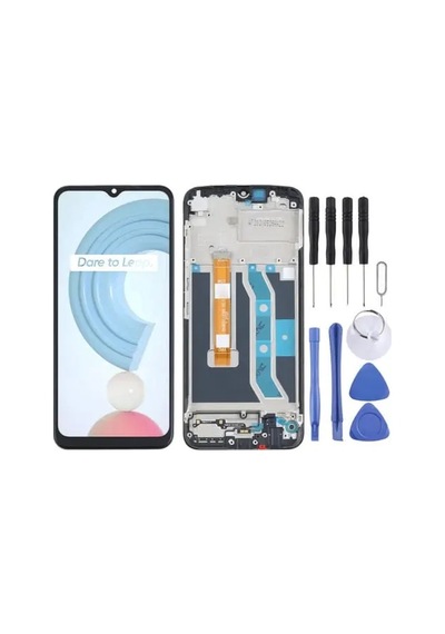 Çelik Pro Realme Uyumlu Rmx3265, Rmx3268, Rmx3269 C25y Ekran Lcd Dokunmatik Full Çıtalı