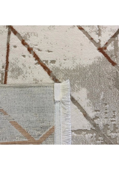 Hoom Rugs Lizbon 4510 Taba Modern Halı Taba - Krem