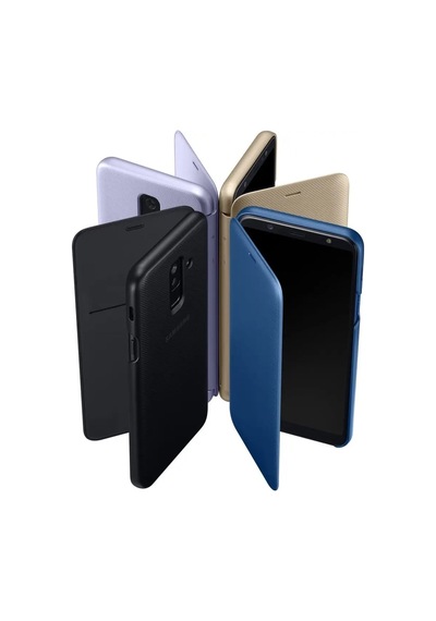 Samsung Galaxy Uyumlu A6+ Plus Flip Wallet Kapakli Cüzdan Kilif 513565667