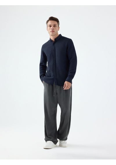 LOFT Regular Fit Erkek Gömlek U.kol Koyu Lacivert LOFT Regular Fit Erkek Gömlek U.kol Koyu Lacivert