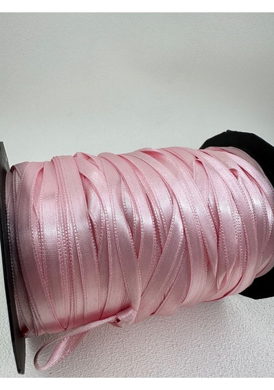 Paşateks 6 Mm Saten Kurdela-10 Metre-pembe