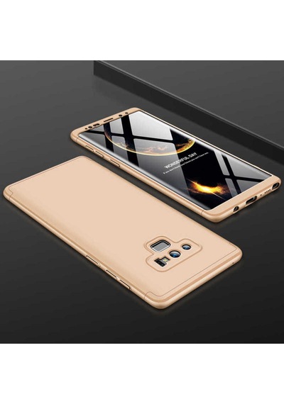Galaxy Note 9 Kılıf Zore Ays Kapak Gold
