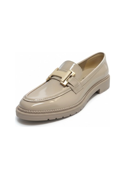 Dosa Shoes Babet Klasik Tokalı Kadın Ayakkabı Bej