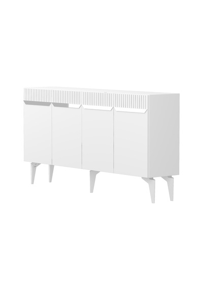 Ka1544bs Duma Konsol Beyaz-silver 150cm Beyaz - Sılver