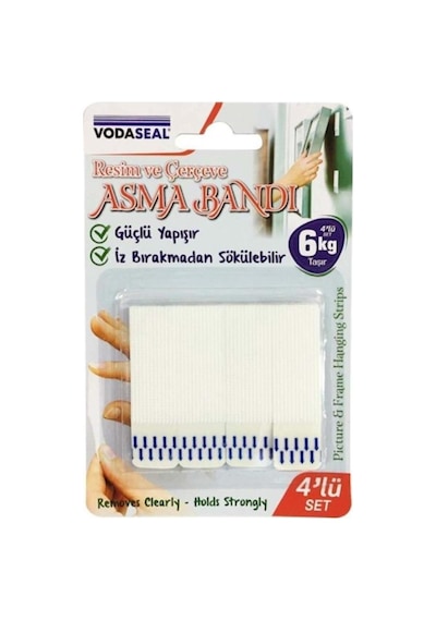Vodaseal Resim Ve Çerçeve Asma Bandı - 4 Lü Set