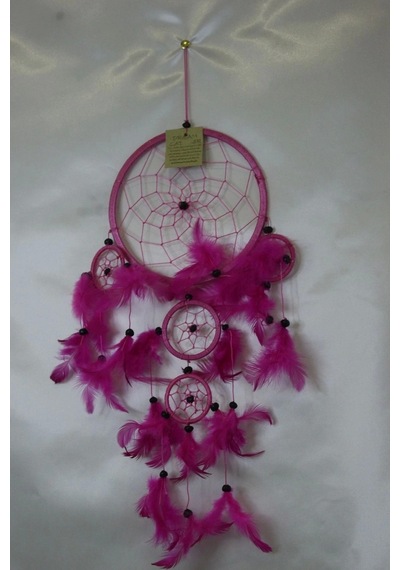 Dream Catcher Düş Kapanı Pembe 11 Cm