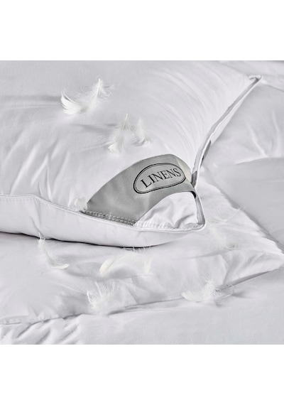 Linens Elegance Kaz Tüyü Yastık Beyaz 50 x 70 CM