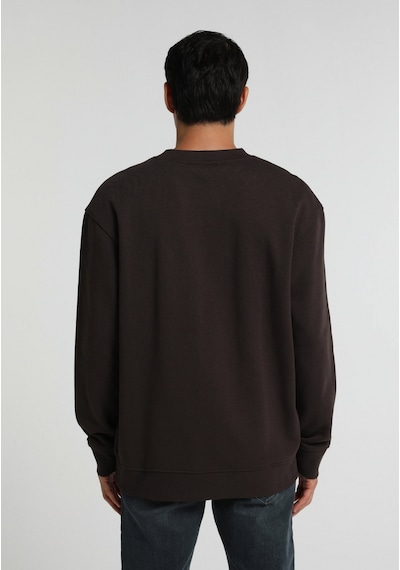 Colin's Colins Relaxed Fit Yuvarlak Yaka Düz Erkek Kahverengi Sweatshirt Cl1082533 Q1.v2 Brw