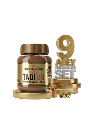 Tadıbu Parçacıklı Fındık Ezmesi 9x330 Gr