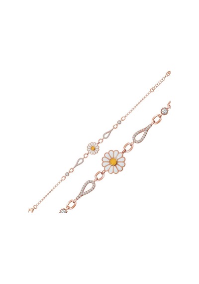 Casera's Gümüş Rose Papatya Kadın Bileklik Csr2184156 Gümüş