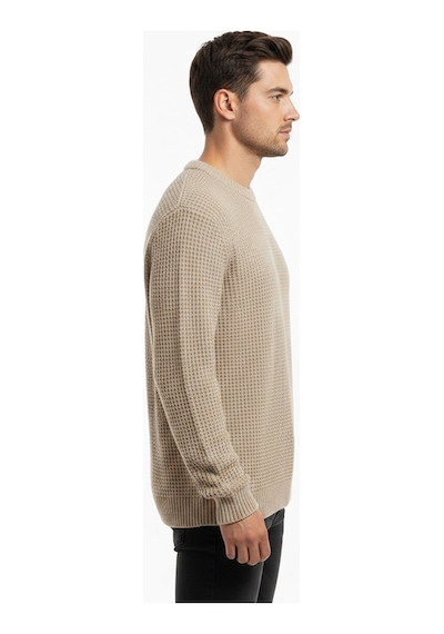 Jack & Jones Jjenick Knit Crew Neck Noos Erkek Kahverengi Kazak - 12211275