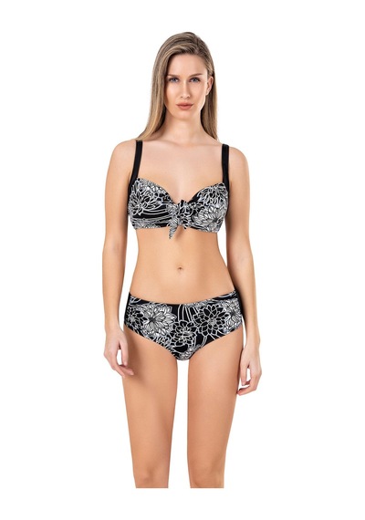 Endeep Kadın Çiçek Desenli Destekli Bikini Takımı Çok Renkli