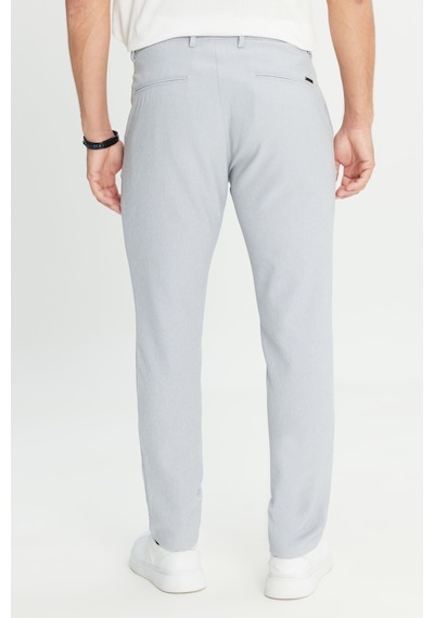 AC&Co / Altınyıldız Classics Erkek Koyu Grı Slim Fit Dar Kesim Beli Bağlamalı Çizgili Yan Cepli Casual Jogger Pantolon Koyu Gri AC&Co / Altınyıldız Classics Erkek Koyu Grı Slim Fit Dar Kesim Beli Bağlamalı Çizgili Yan Cepli Casual Jogger Pantolon Koyu Gri