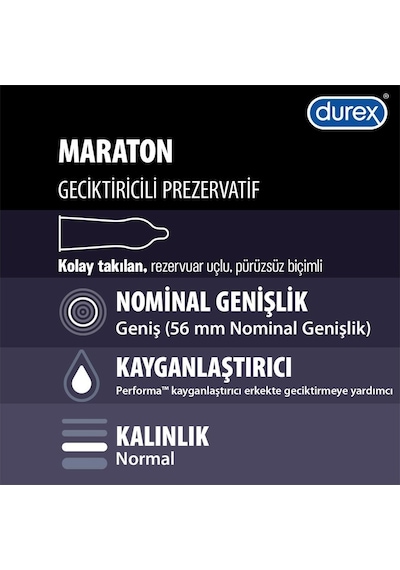 Durex Maraton 20li + Karşılıklı Zevk 20li Prezervatif Avantaj Paketi