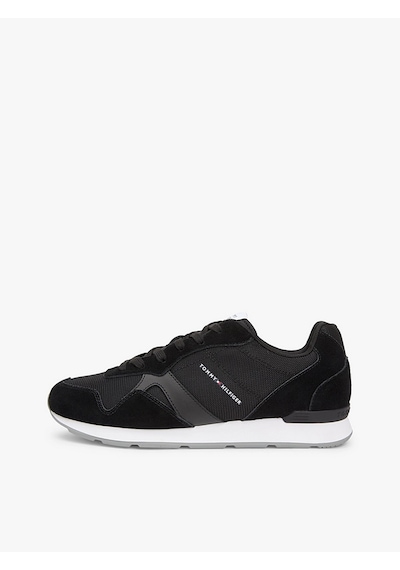 Tommy Hilfiger Fm0fm05679 Runner Icon Mix Erkek Günlük Ayakkabı Siyah